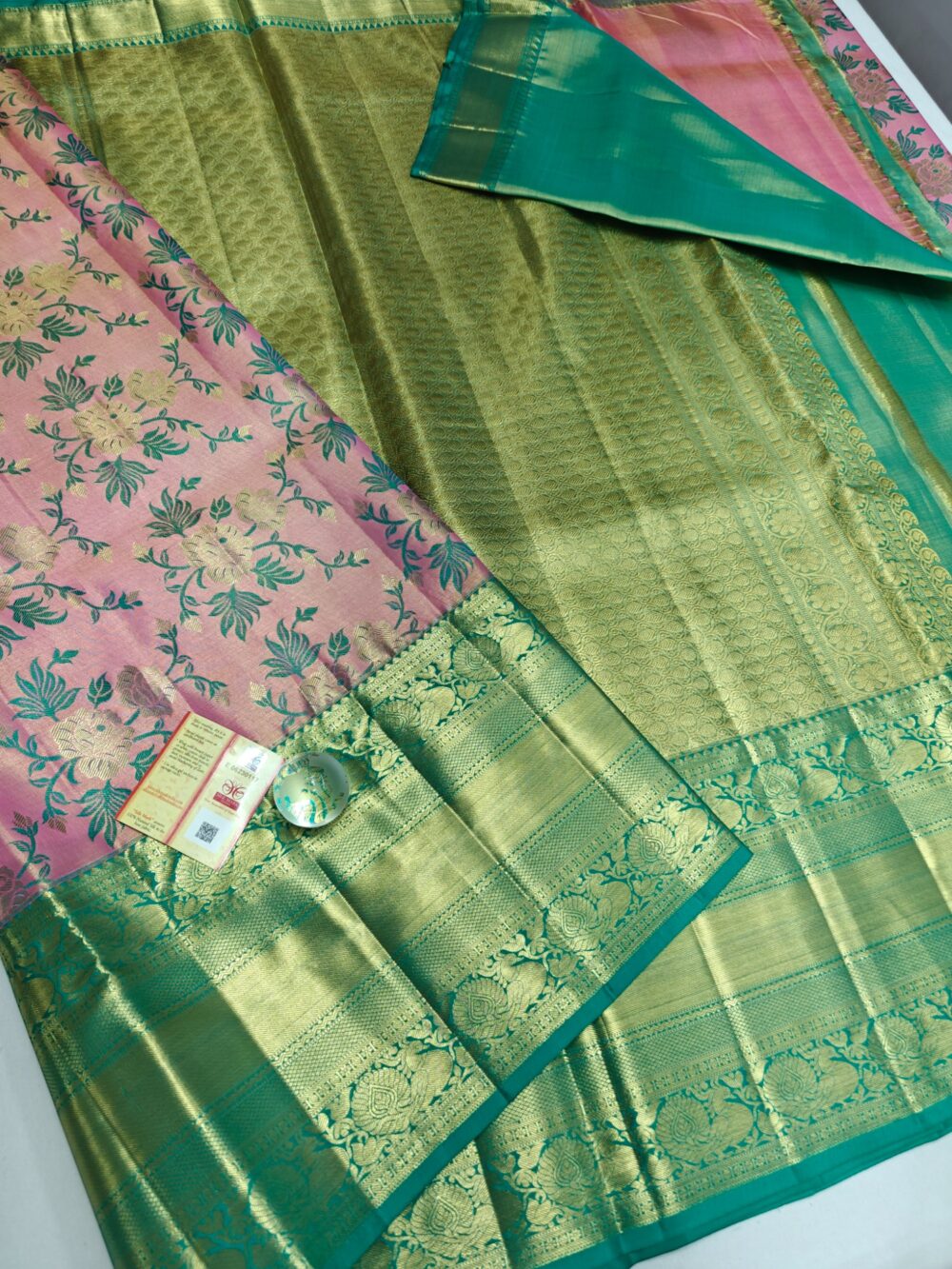 Kanchipuram Pattu Saree - Image 3