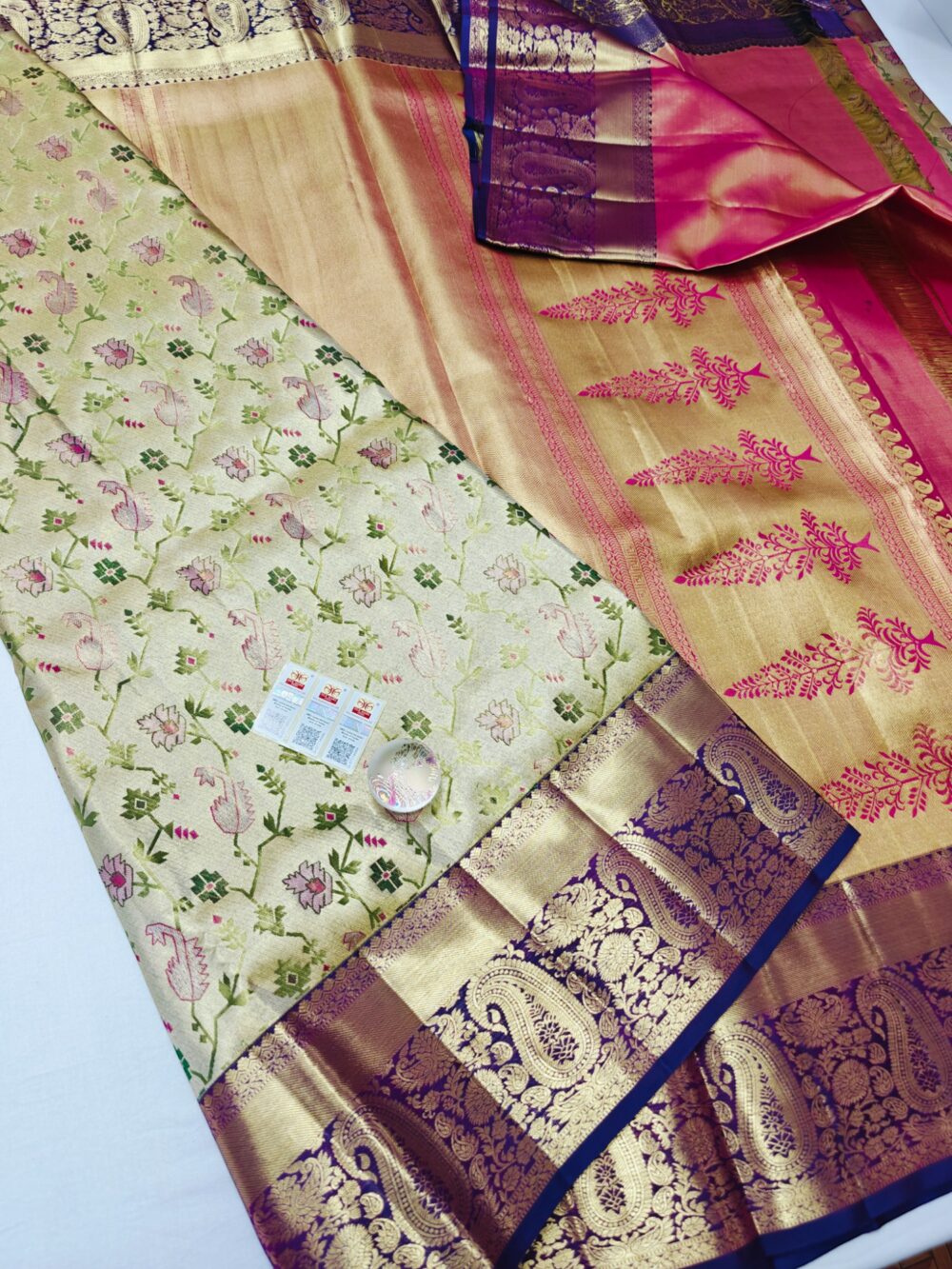 Kanchipuram Pattu Saree - Image 3