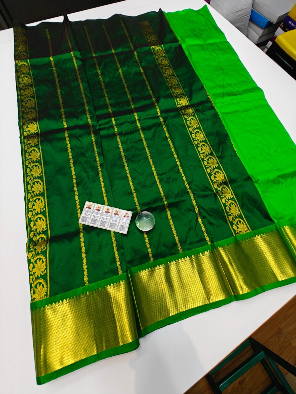 PURE KANCHI PATTU FREE SIZE LEHANGA