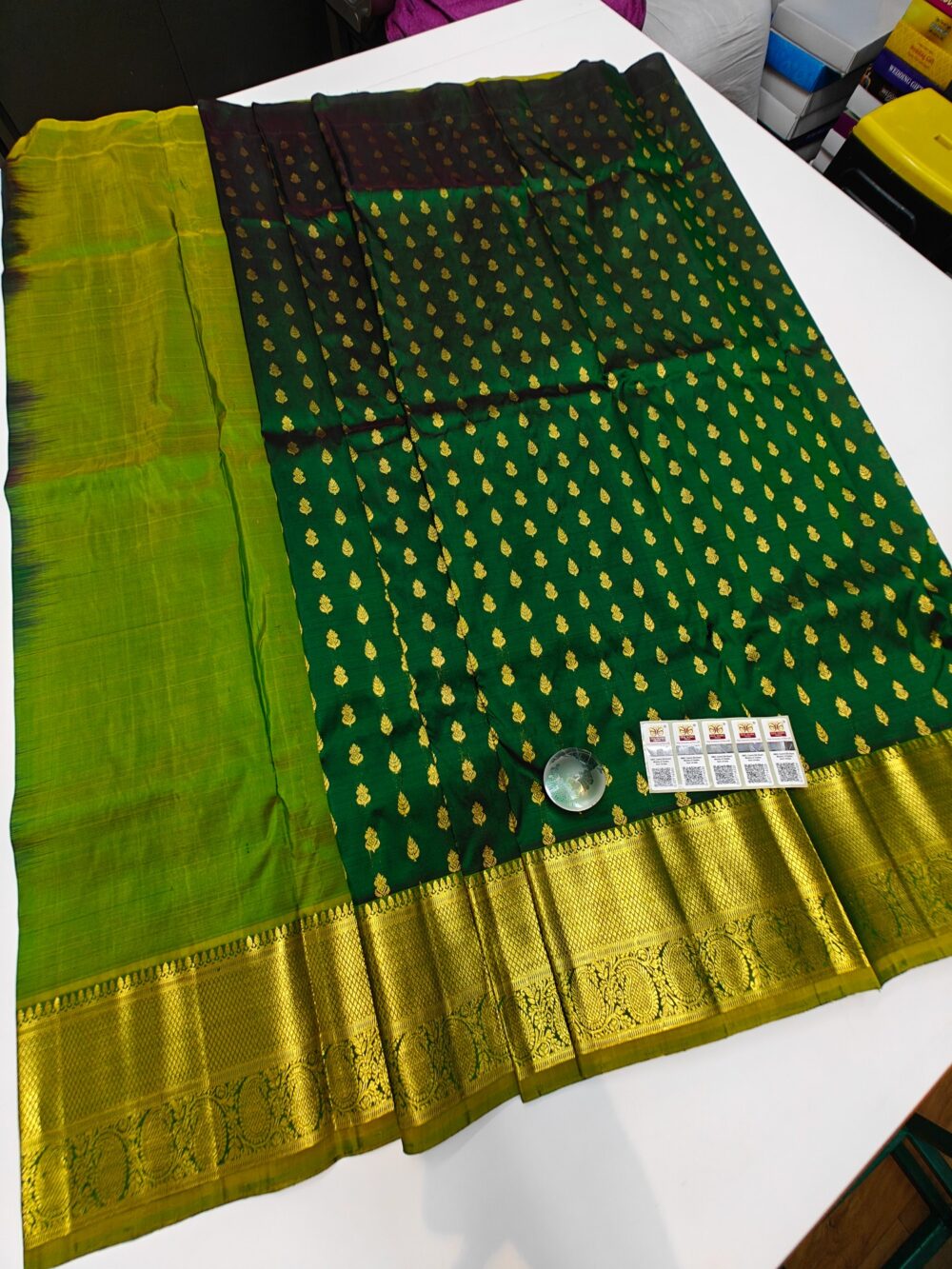 PURE KANCHI PATTU FREE SIZE LEHANGA