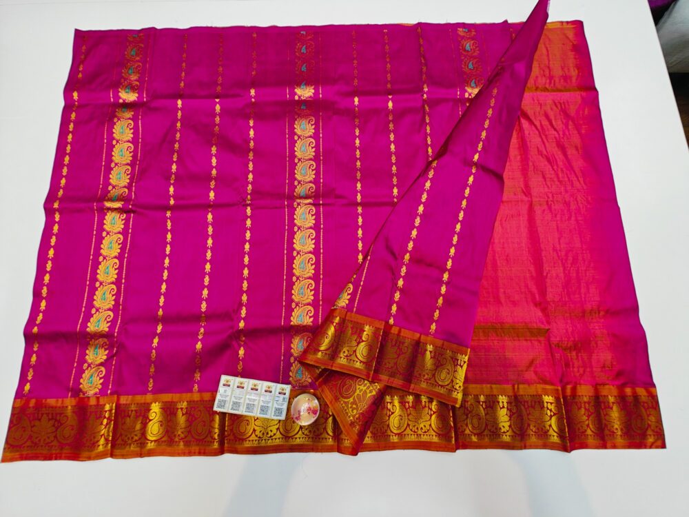 PURE KANCHI PATTU MEDIUM SIZE LEHANGAS