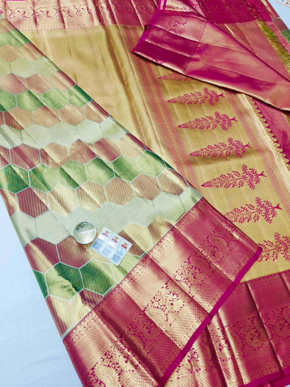 Kanchipuram Pattu Saree - Image 2